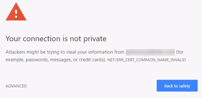 Comment réparer l'erreur "Votre connexion n'est pas privée" dans Google Chrome